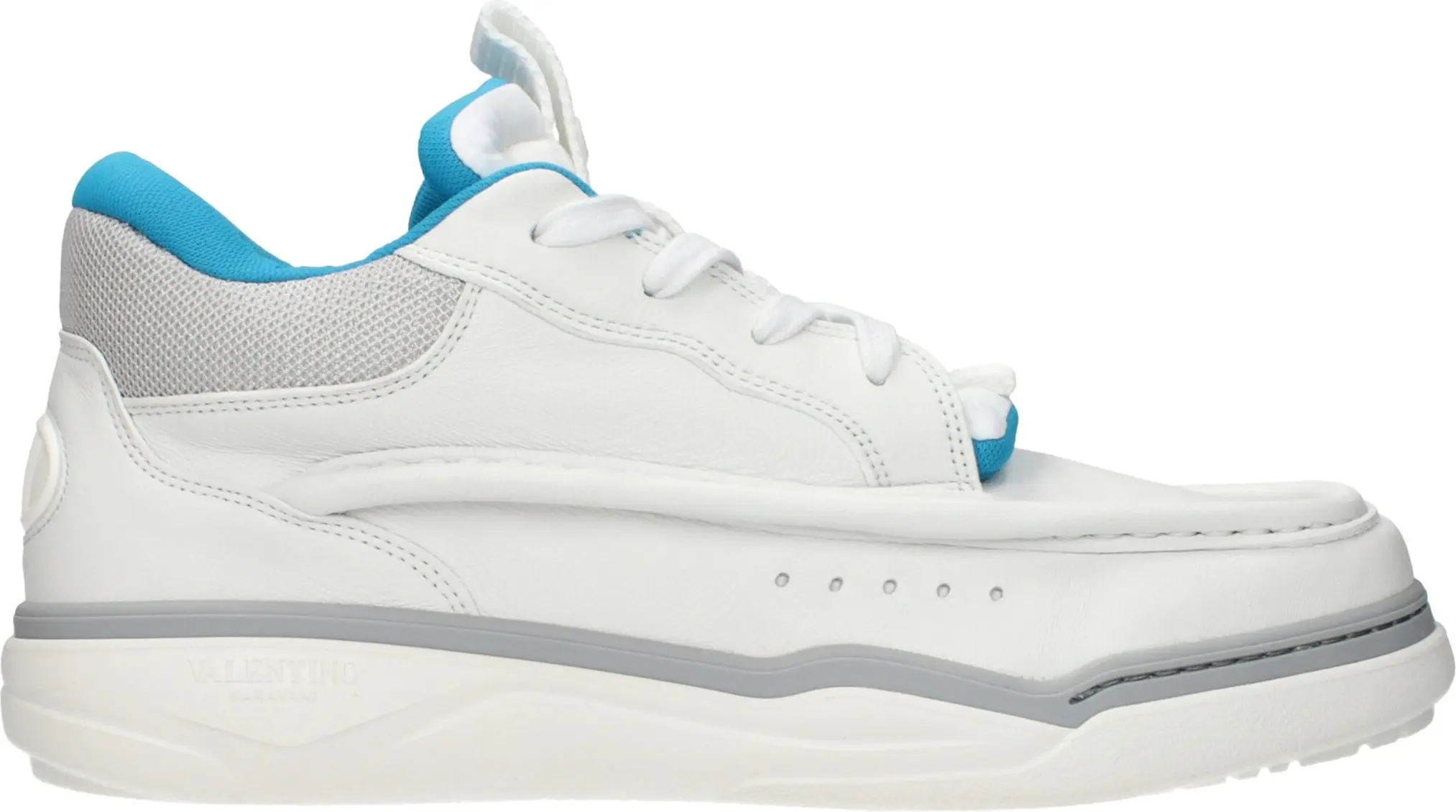 White Leather Low Top Sneakers Valentino Garavani