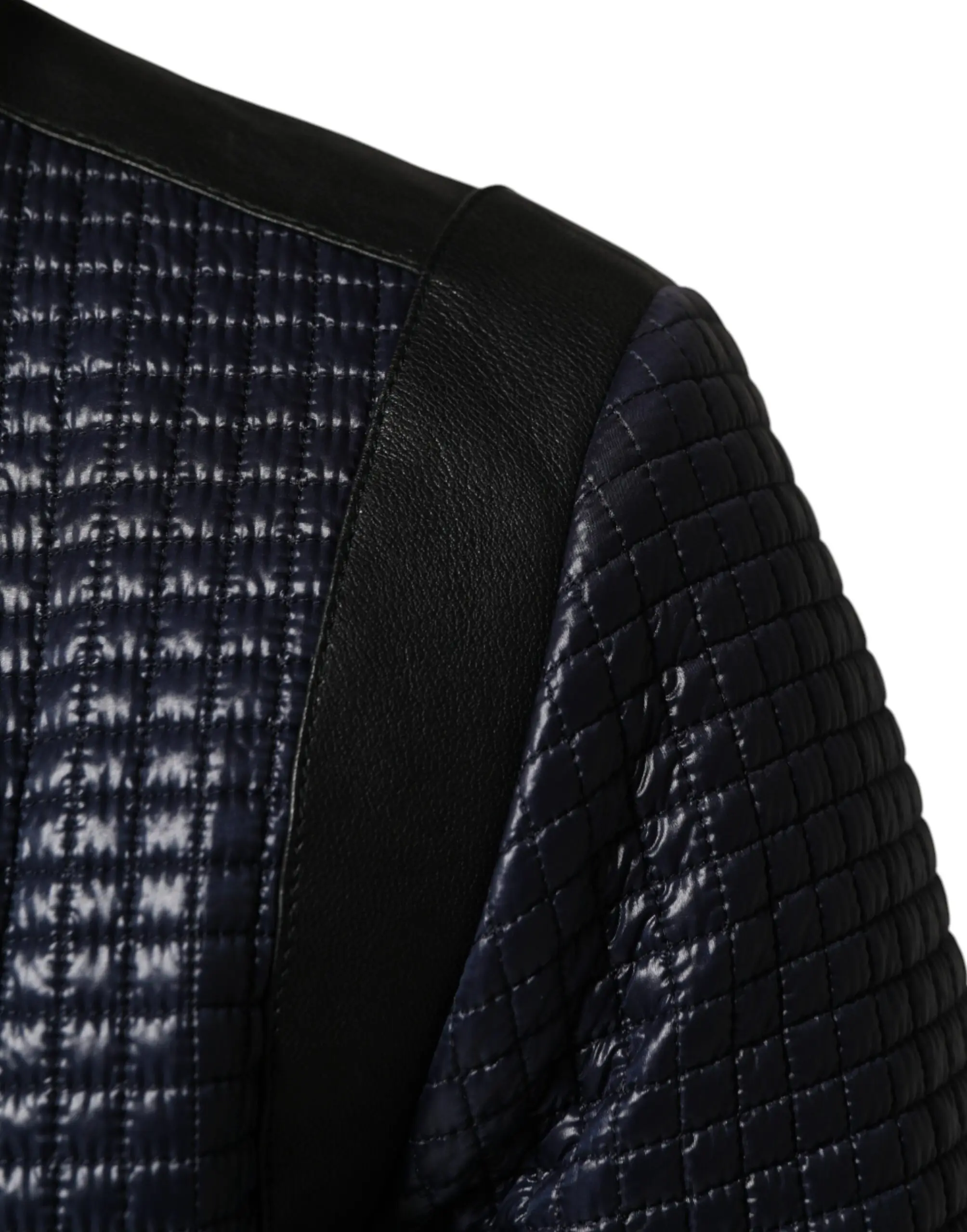 Dolce & Gabbana ko'k rangli neylon bomber kurtkasi