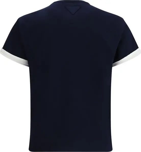 Prada Oq Paxta Futbolka