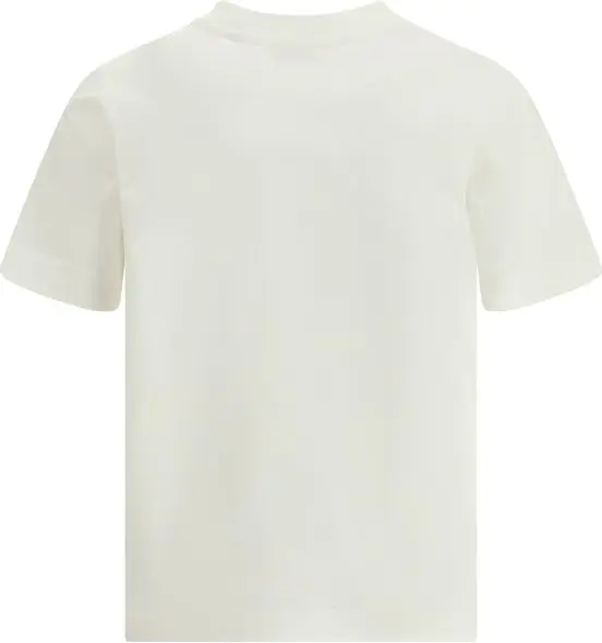 White Cotton T-Shirt Burberry