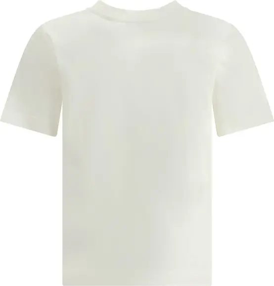 White Cotton T-Shirt Burberry