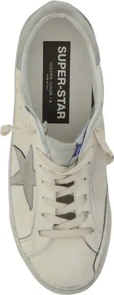 Кроссовки Golden Goose Белая Телячья Кожа Bos Taurus Низкие Кроссовки