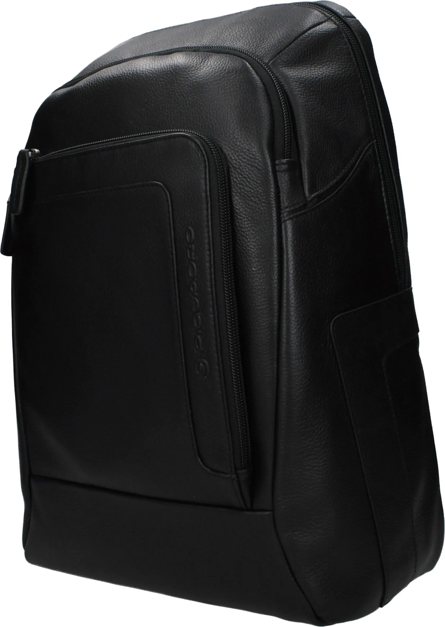 Backpack Piquadro Black Leather