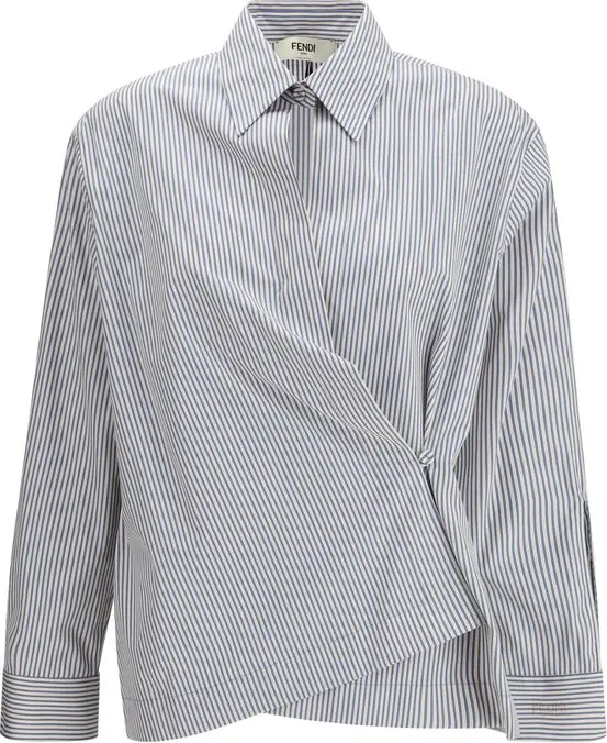 Shirt Fendi Multicolor Cotton Pattern Shirt