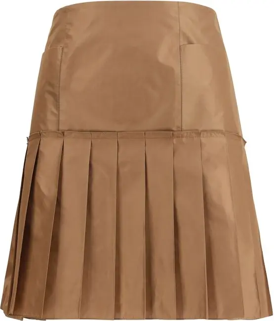 Fendi Jigarrang Ipak Mini yubka