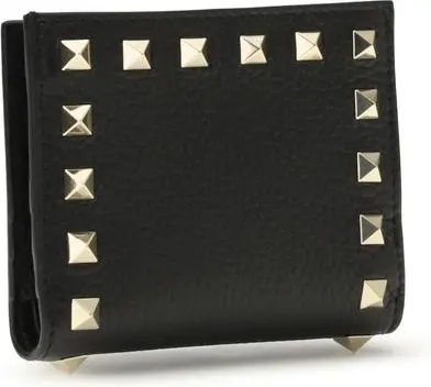 Кошелек Valentino Garavani Черный Lamb Ovis Aries Aries