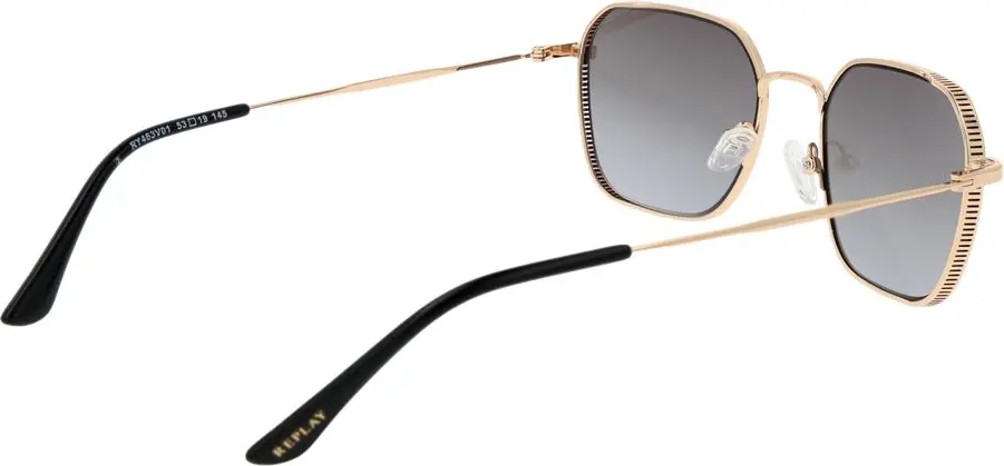 Rose Gold Metal Sunglasses Replay