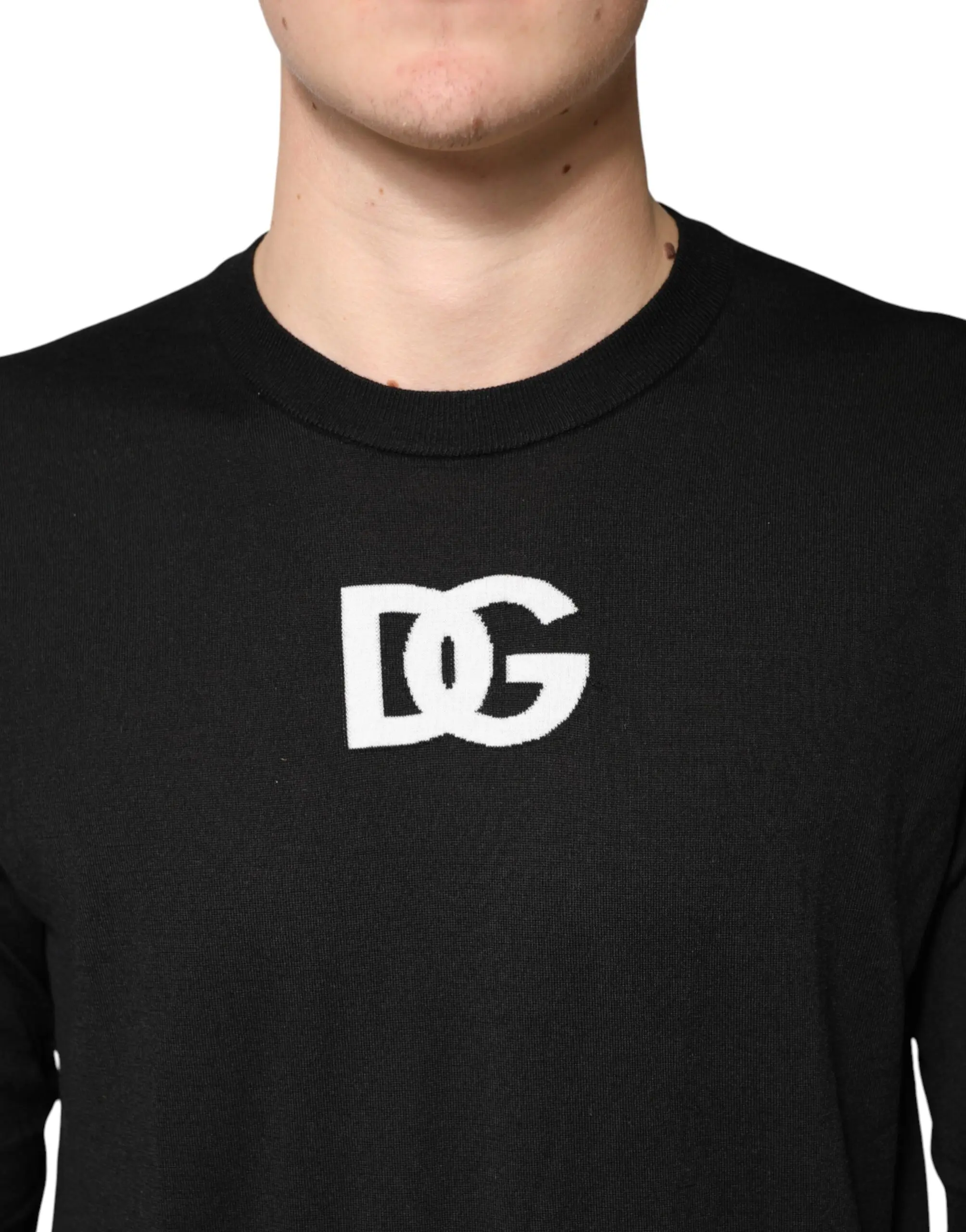 Dolce & Gabbana Crew Neck Pullover Sweater