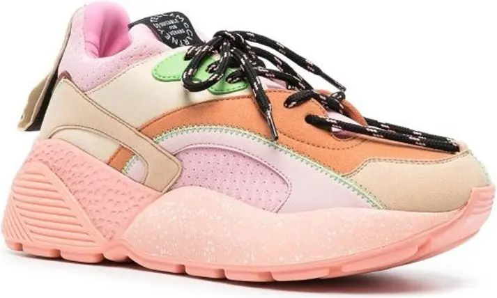 Orange Polyethylene Chunky Sneakers by Stella McCartney