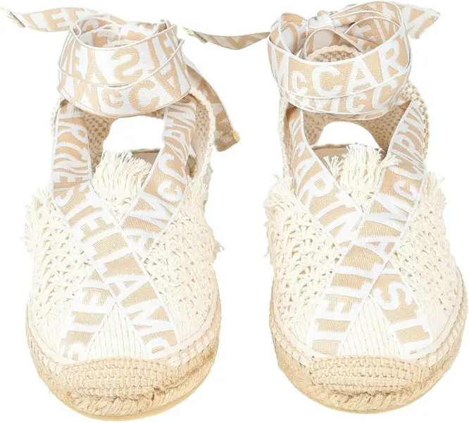 Beige Canvas Espadrilles by Stella McCartney