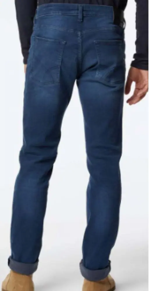 Blue Cotton Slim Fit Jeans Gas