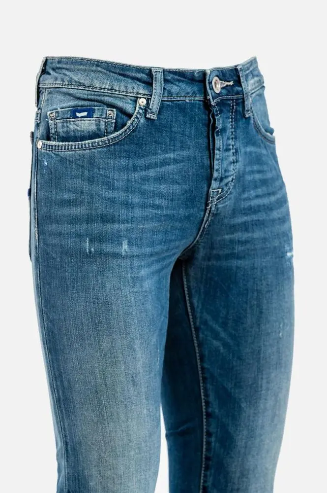 Ko'k Paxta Jinsilar Denim