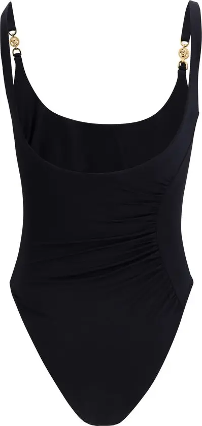 Versace Black Polyamide One-Piece Swimsuit
