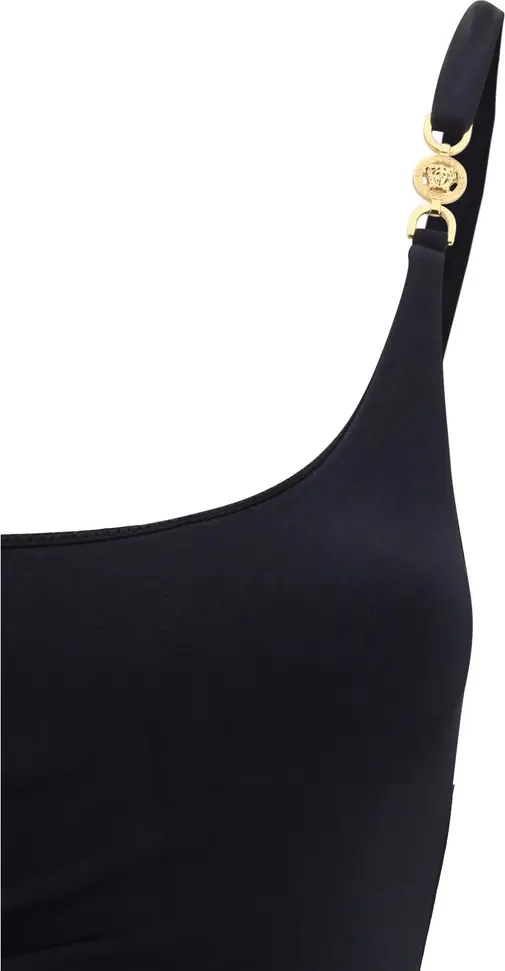 Versace Black Polyamide One-Piece Swimsuit
