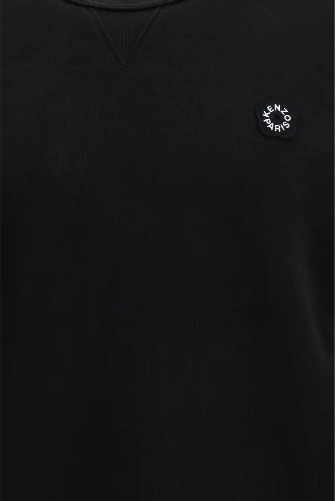 Black Cotton Sweatshirt Kenzo