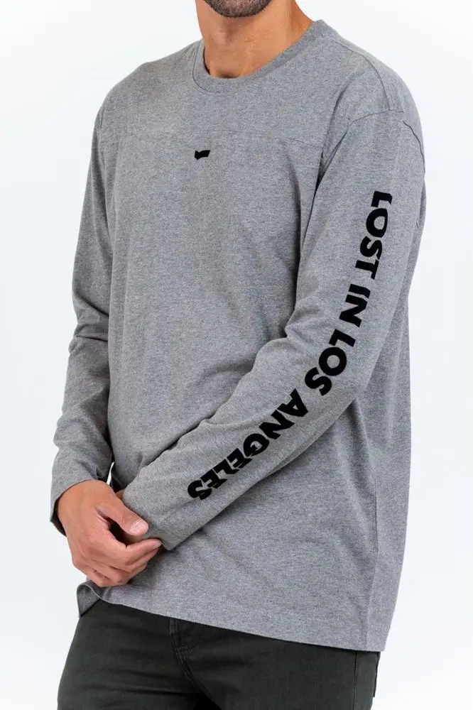 Gas T-shirt paxtali uzun yengli
