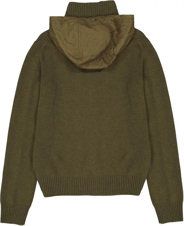 Bicolor Cashmere Hoodie Herno