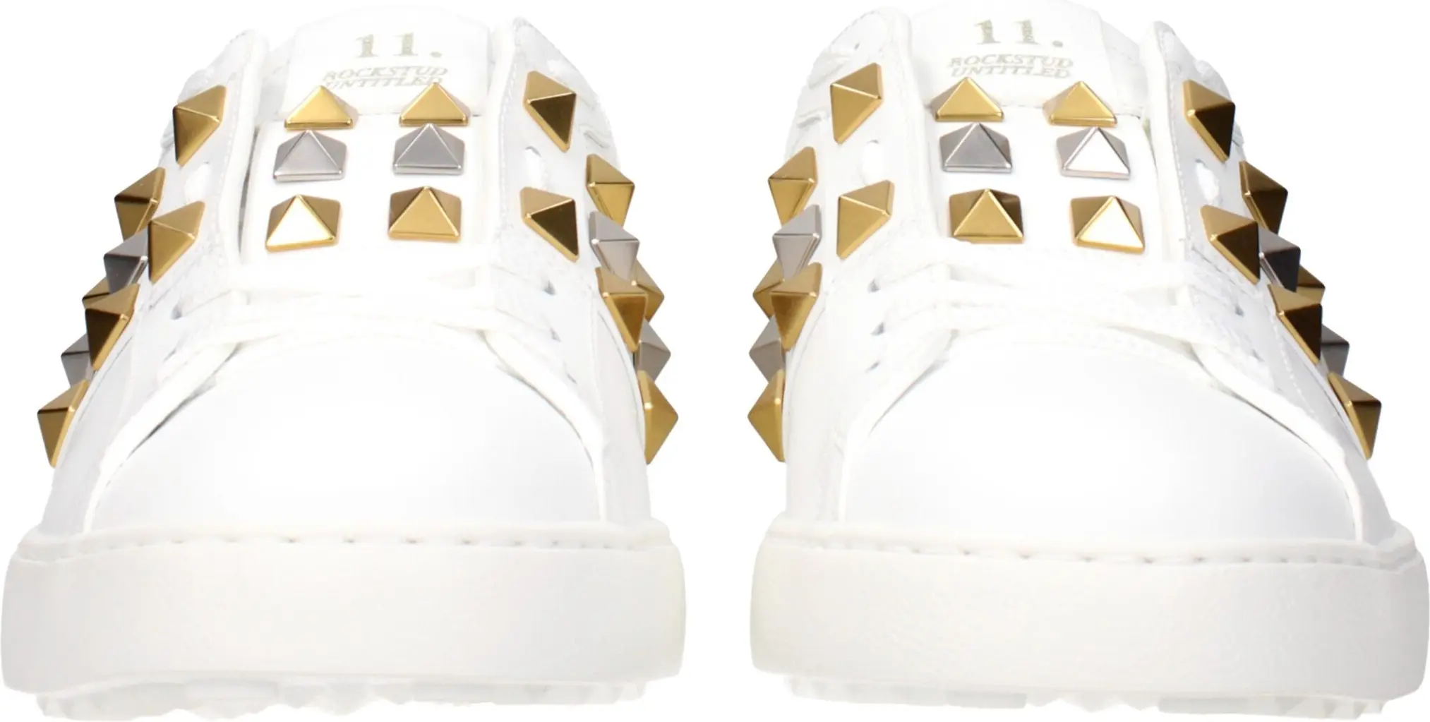 White Leather Low Top Sneakers Valentino Garavani