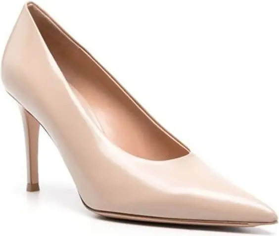 Pumps Gianvito Rossi Beige Calfskin
