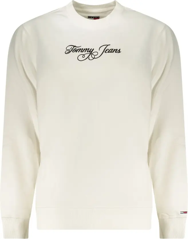 Белая хлопковая толстовка Tommy Hilfiger