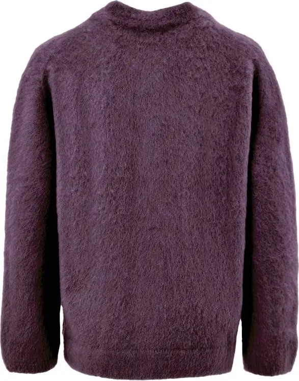 Cardigan Bordeaux Wool Gran Sasso