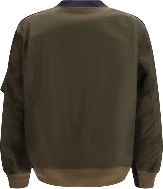 Синяя хлопковая толстовка Sacai