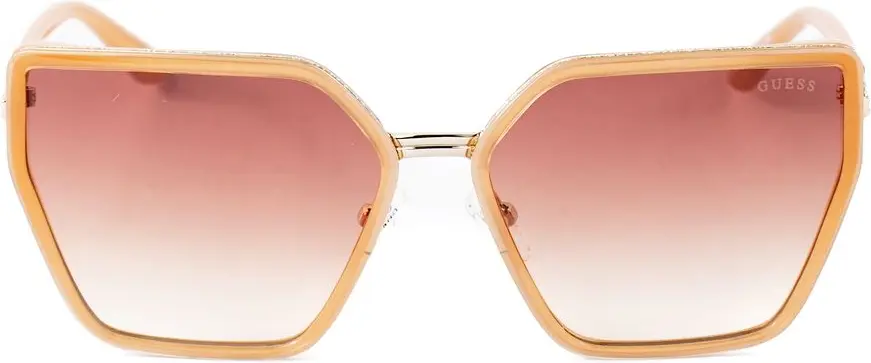Солнцезащитные очки GUESS бежевые из смолы