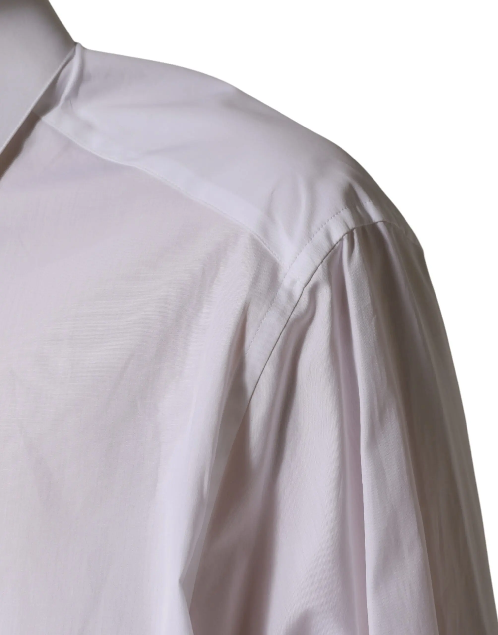 White SARTORIA Cotton Collared Dress Shirt