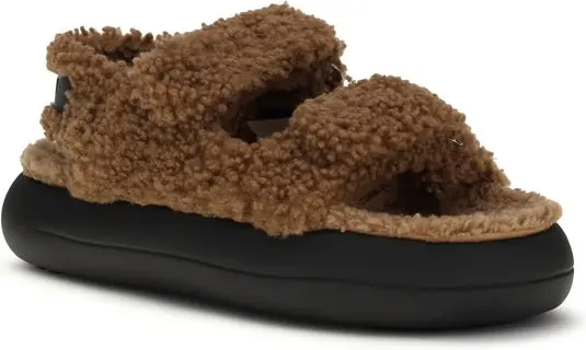 Slippers Brown Calf Leather Bos Taurus Moon Boot