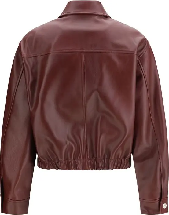 Bordo Verro Charmli Yakasi Versace