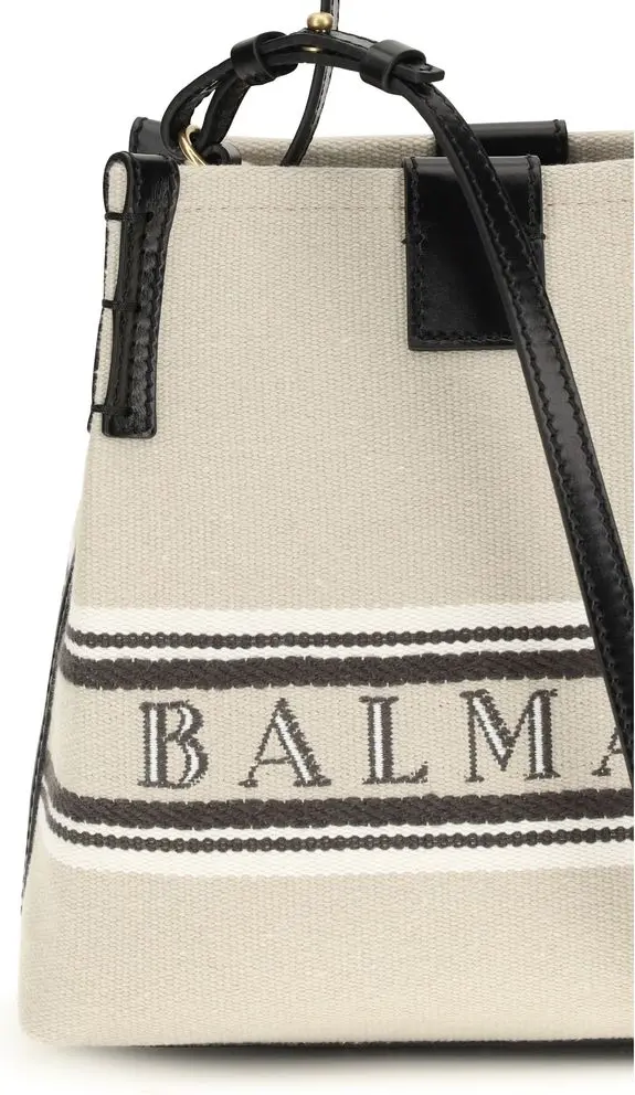 Balmain Beige Paxtavor Sumkasi