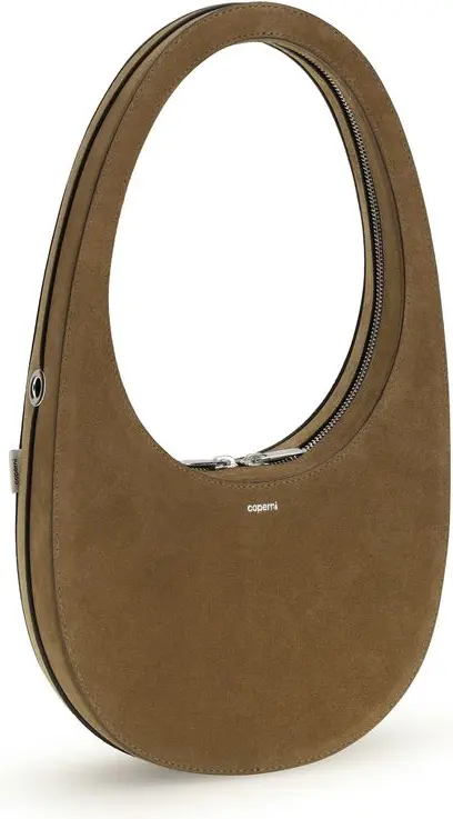 Сумка на плечо Coperni из коричневой телячьей кожи