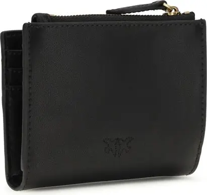 Кошелек Pinko из черной телячьей кожи Bos Taurus