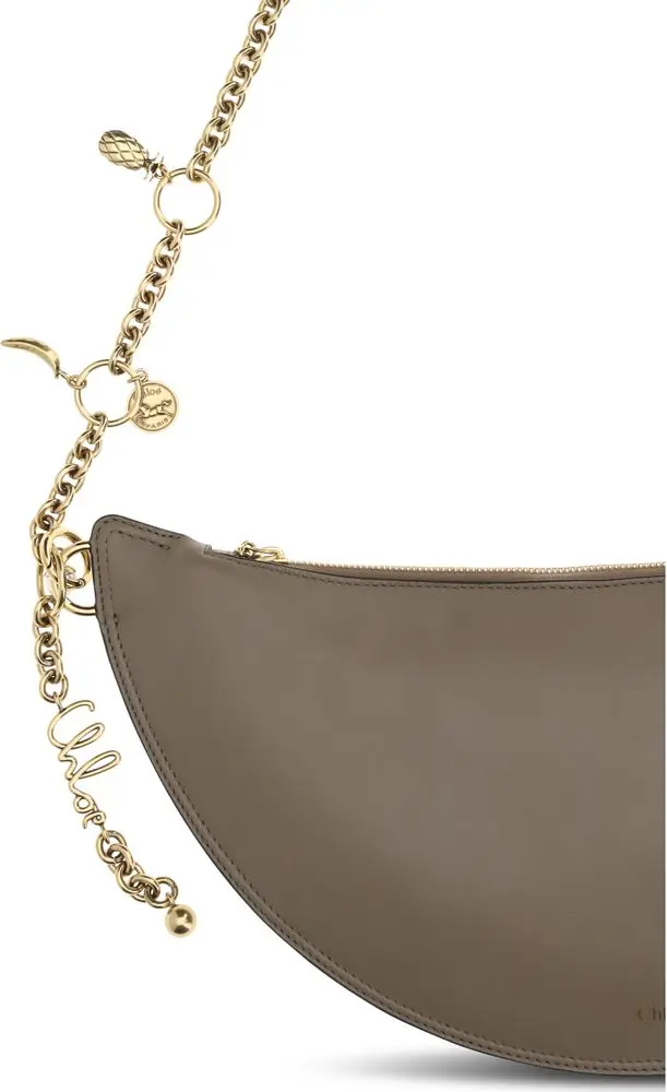 Gray Calf Leather Bos Taurus Shoulder Bag