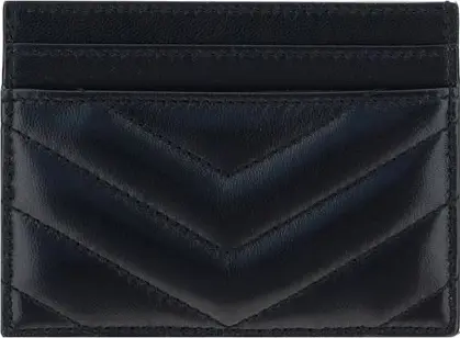 Кошелек Черный Овечья кожа Ovis Aries Aries Saint Laurent