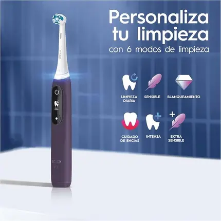 Электрическая зубная щетка Oral-B iO 8N Violet с Bluetooth