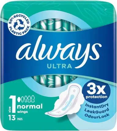 Always Ultra Normal Plus Женские прокладки
