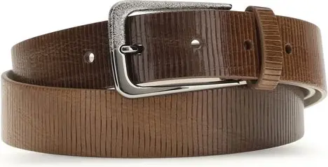 Ремень из коричневой телячьей кожи Bos Taurus Regular
