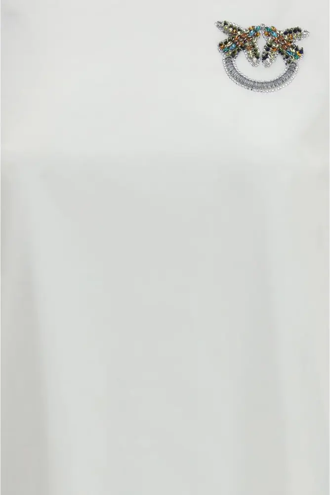 White Cotton T-Shirt Pinko