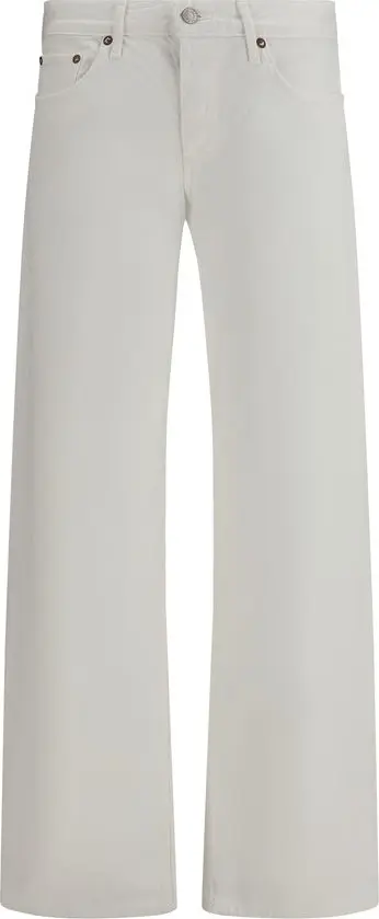 Jeans AGOLDE White Cotton