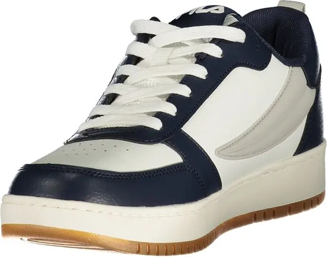Blue Polyester Athletic Sneakers