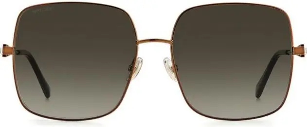 Jimi Choo Eyewear jigarrang metal quyosh ko'zoynaklari