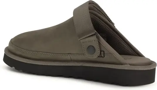 Brown Calf Leather Bos Taurus Mules UGG