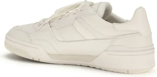 Gray Calf Leather Sneakers