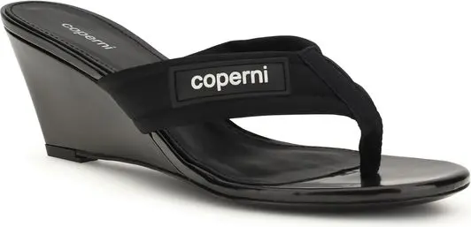 Босоножки на танкетке Coperni