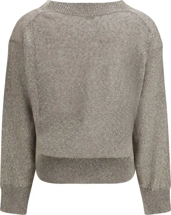 Sparkling linen Sweater Brunello Cucinelli