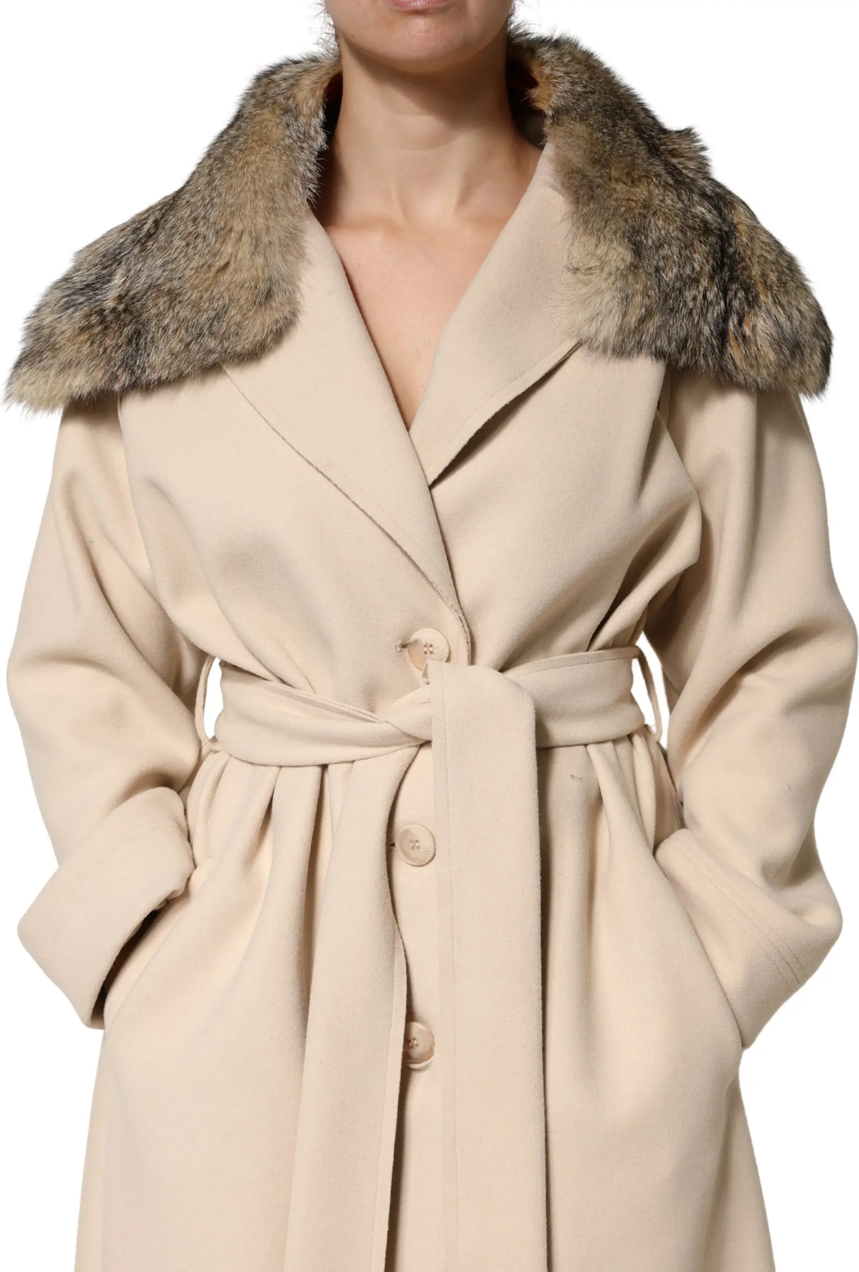 Sharf Dolce & Gabbana Jigarrang Dog'li Yengdan Shapka Bo'yin Usofi