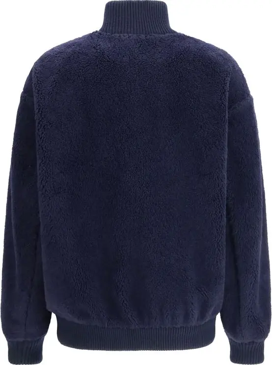 Ko'k Poliamid To'liq Uzunlikdagi Jaket Prada