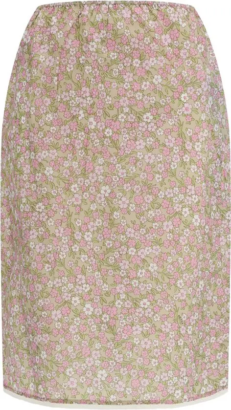 Prada Multicolor Nylon Midi Skirt