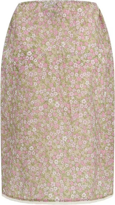 Prada Multicolor Nylon Midi Skirt